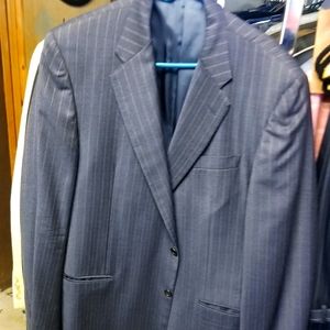 Blue hickey freeman jacket 44L